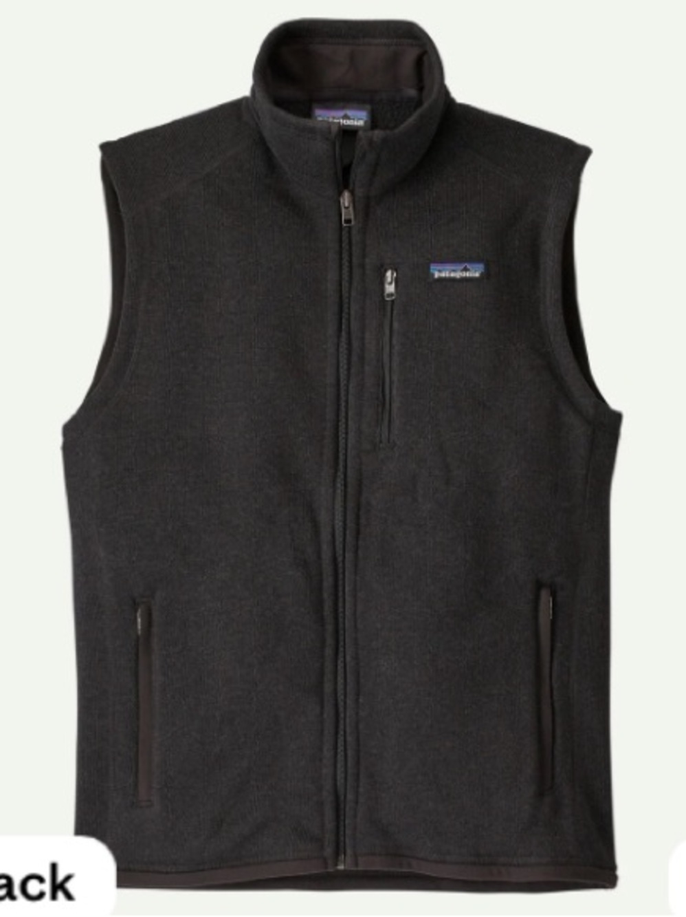 Patagonia Men’s Better Sweater Fleece Vest Large